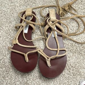 Steve Madden Beige Strappy Sandals bundle of 3